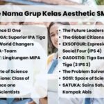 Nama Grup Kelas 9 Aesthetic