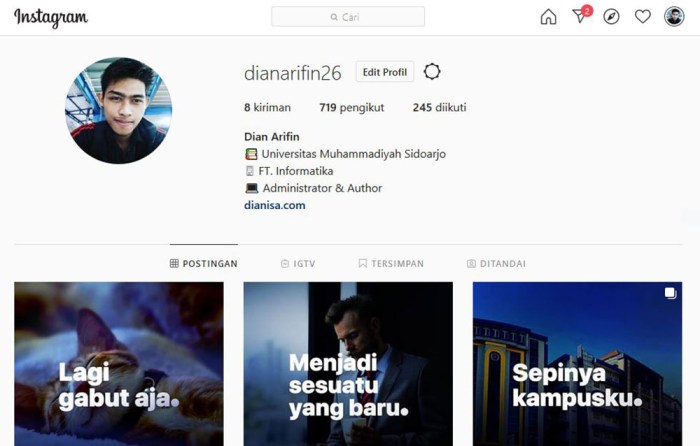 Cara Copy Link Di Ig