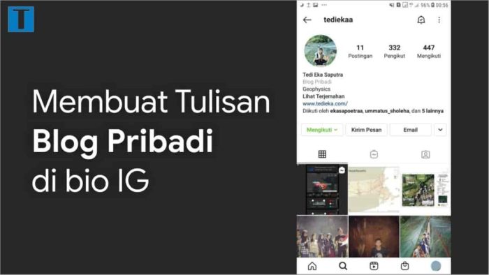 Cara Mengubah Blog Pribadi Di Ig