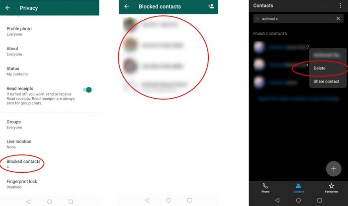 Cara Menghapus Nomor Orang Di Whatsapp